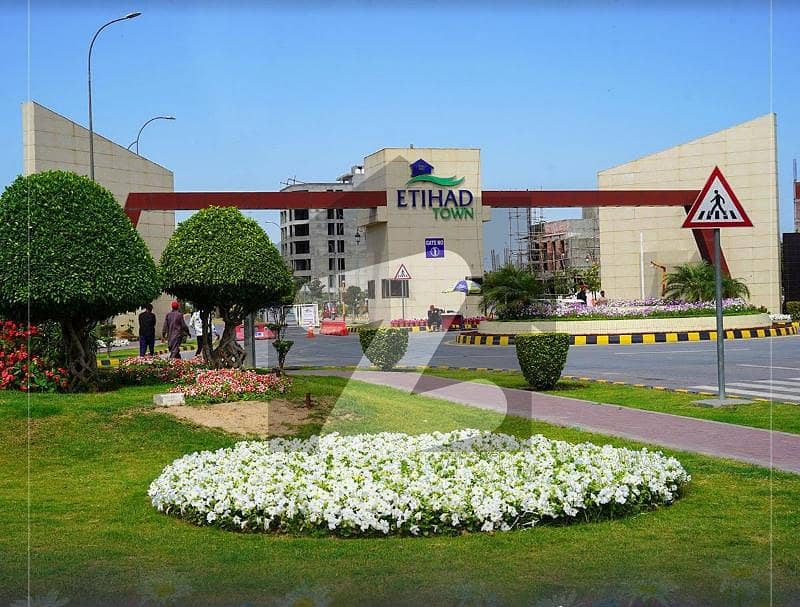 20 MARLA RESIDENTIAL PLOT ON GROUND WITH PLOT NUMBER AVAILABLE FOR SALE IN ETIHAD TOWN PHASE 2 LAHORE