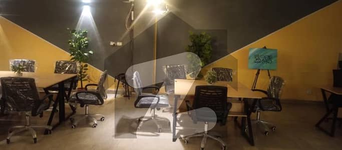 Furnished office for rent for Silent office (Call center + Software house + Marketing office and other setup as you want)