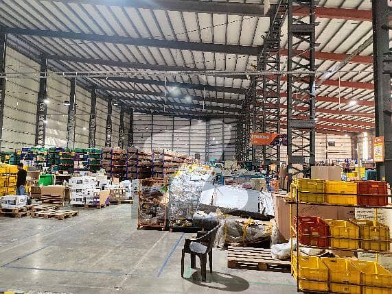 16 kanal warehouse for rent in Quaid e Azam industrial Estate.