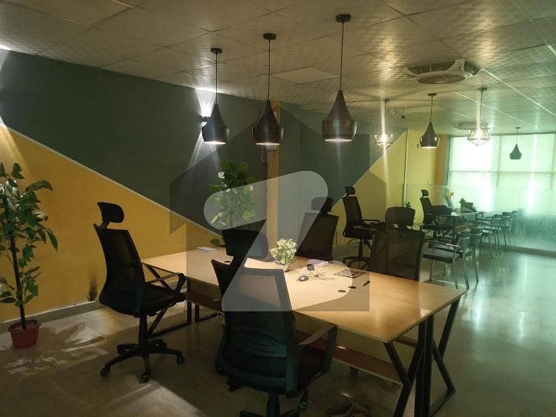 Furnished office for rent (Call center + Software house + Marketing office and other setup as you want