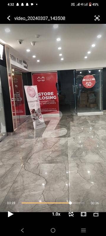 Shop Available For Sale In Shopping Mall Gulberg