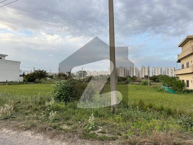 8 Marla Level Plot In Close End Street On Park For Sale At A Very Reasonable Price
