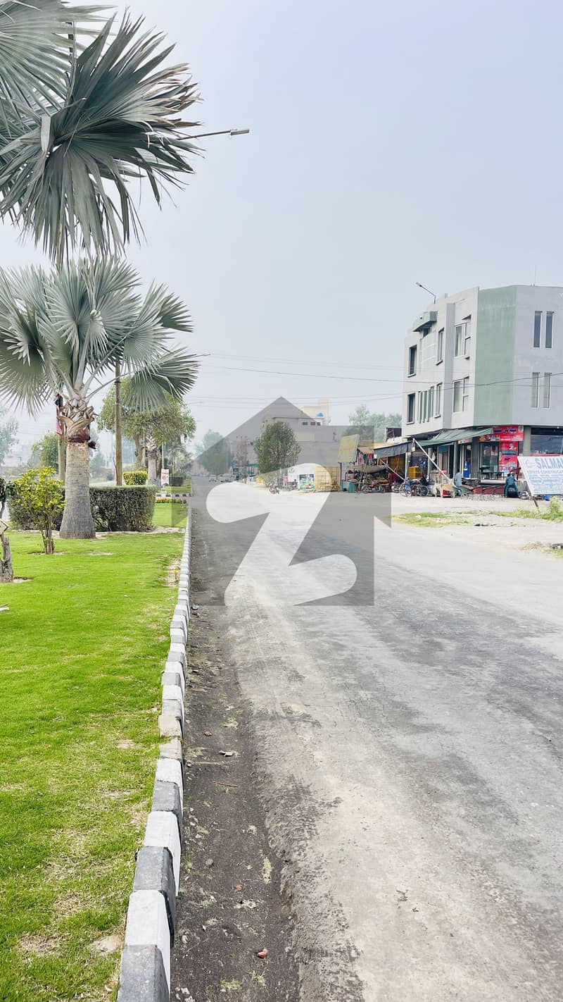 2 Kanal Residential Facing Main Boulevard Plot For Sale In Chinar Bagh Lahore