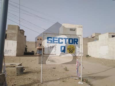 40 Ft Road Plot Of 120 Sq Yds Available In Sector Q, Gulshan E Maymar