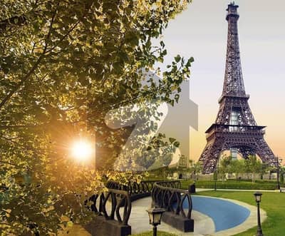 10 Marla Commercial plot Facing Eiffel Tower Open Form For Sale In Johar Block Sec-E Bahria Town Lahore,