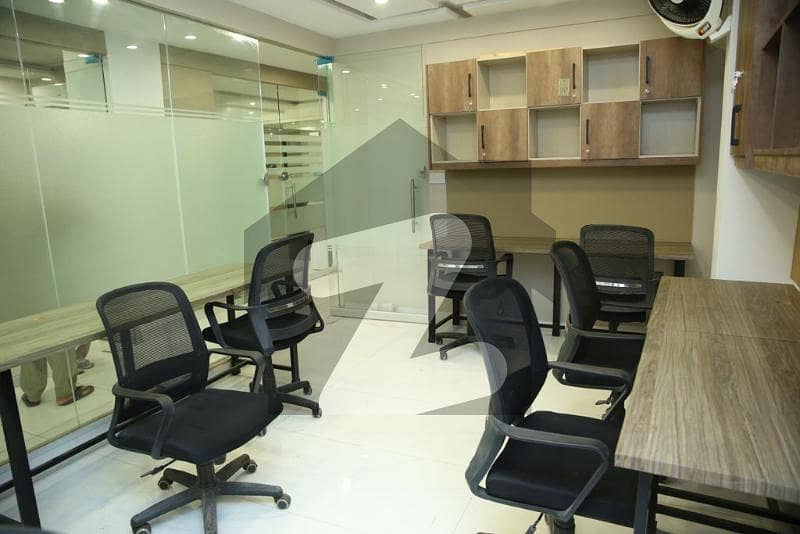 1000 Square Feet Furnished Office Available For Rent At Liberty Market Gulberg 3