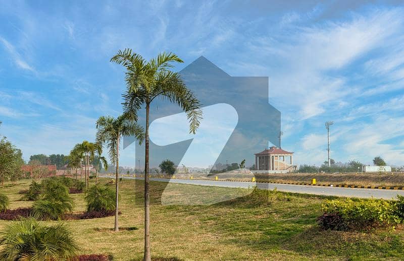 E Block One kanal on ground good location plot for sale in lda city Lahore