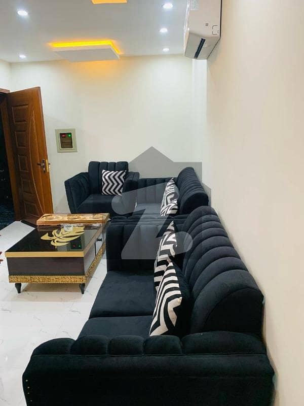 1 Bedroom Fully Furnished Brand New Flat available for rent in Secter C Bahria Town.