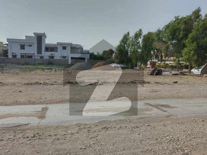 1000 Yards Divided Residential Plot For Sale At Most Spacious And Prestegious Loaction At Main Khayaban-e- Badar In Dha Defence Phase 5 KArachi.