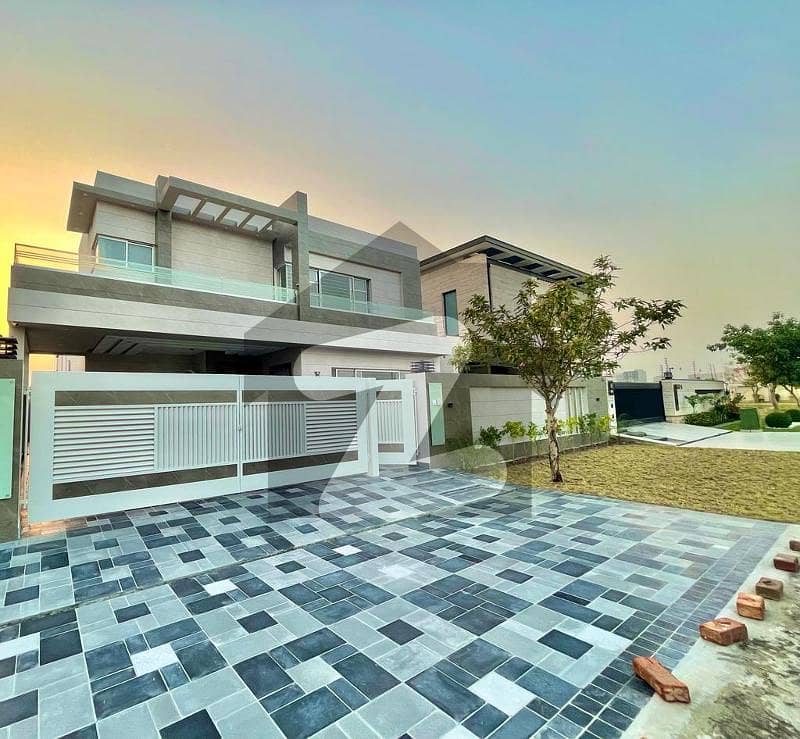 Facing Park One Kanal Ultra Modern Bungalow For Sale In Dha Phase 6