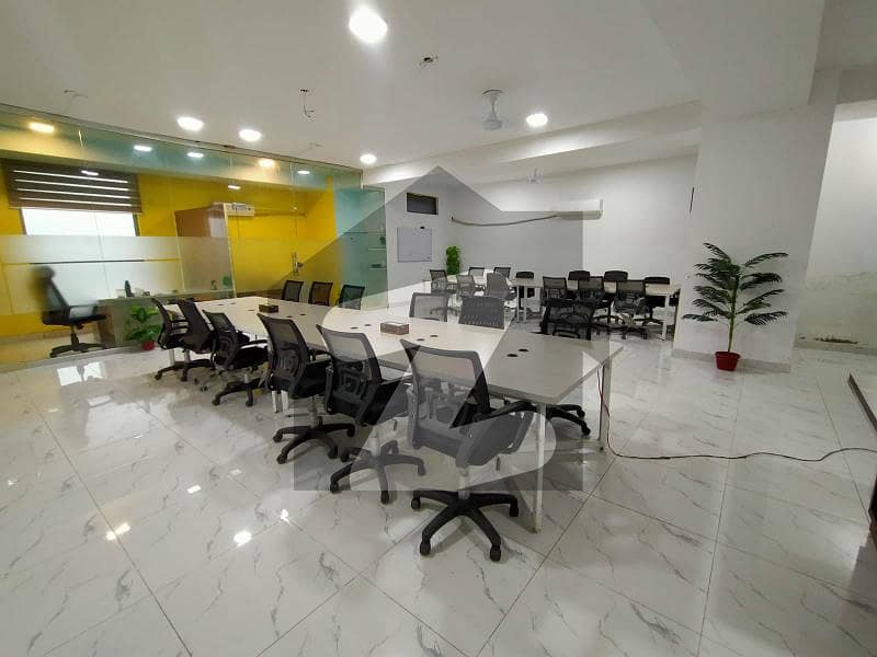 1256 Sqft Fully Furnished Corporate Office On Reasonable Rent Gulberg Lahore