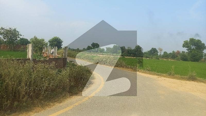 1 Kanal Agricultural Land On Carpeted Road Electricity Gas Main Road Mauza Jahman Bedian Road Lahore