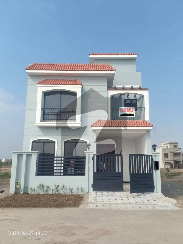 5 Marla Brand New Next To Corner House For Sale In Crystal Block Park View City Lahore