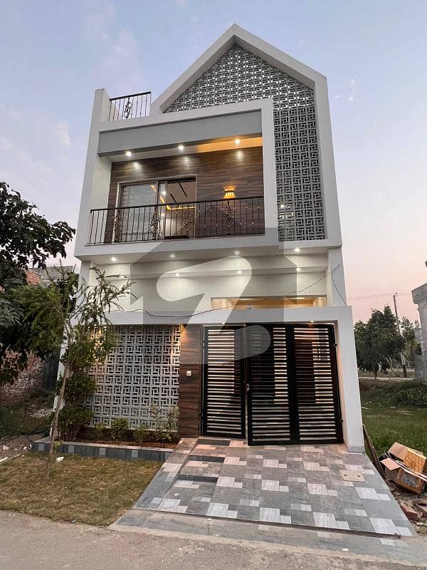 4 Marla Brand New House Is Available For Sale In Hafeez Garden Housing Scheme Phase 2 Canal Road Near Jallo Park Opposite Sozo Water Park Lahore.