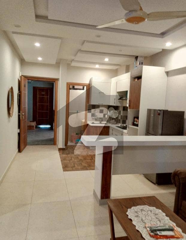 Bahria Enclave Islamabad Sector H The Galleria Three Bed Gold Inner Face Fully Furnished Appartment For Rent Available