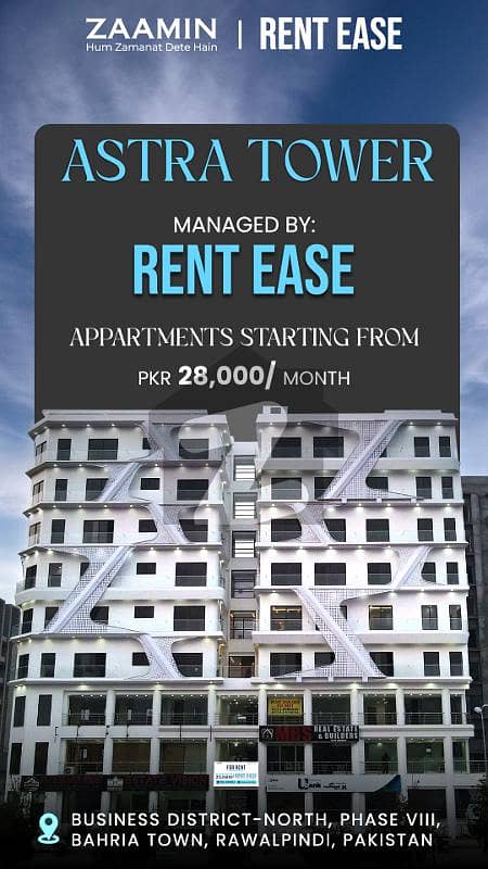2 Bed|1 Bed| Studio Apartments In Bahria Business District | Managed By Zaamin Rent Ease
