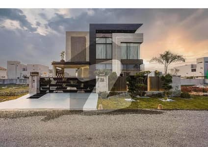 One Kanal Brand New Luxury Ultra-Modern Design Full Basement Fully Furnished Swimming Pool Home Theater House Available For Sale In DHA Hot Location