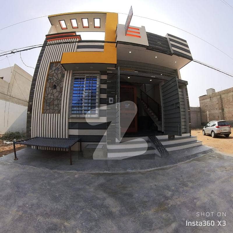 Single Story House For Sale In Saadi Town , New House, With Two Room Extra