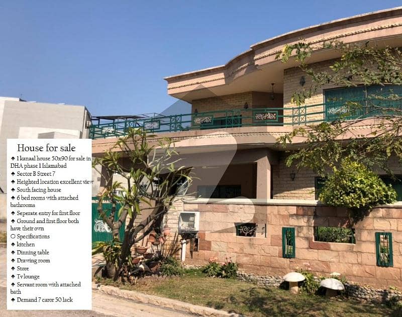 1 kannal House for Sale in DHA 1 Islamabad