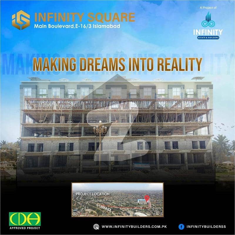 INFINITY SQUARE One Bed Apartment For Sale On Easy Installments