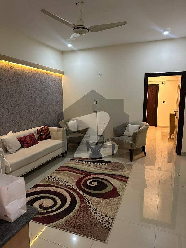 One (1) Fully Furnished Bed Flat (Apartment) Available For Rent In Gulberg Green Islamabad Pakistan
