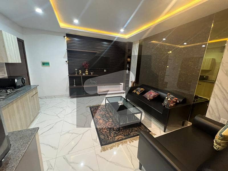 One Bed Brand New Beautiful Furnished Apartment For Rent Sector D DD Block Bahria Town,Lahore
