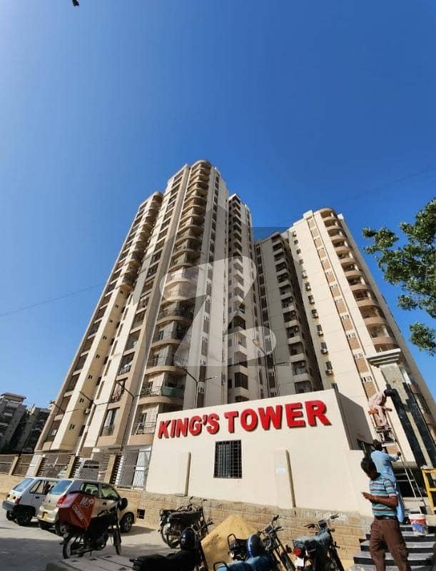 Kings Tower 3 bed drawing dining Appartment available On Rent Block 15 Jauhar
