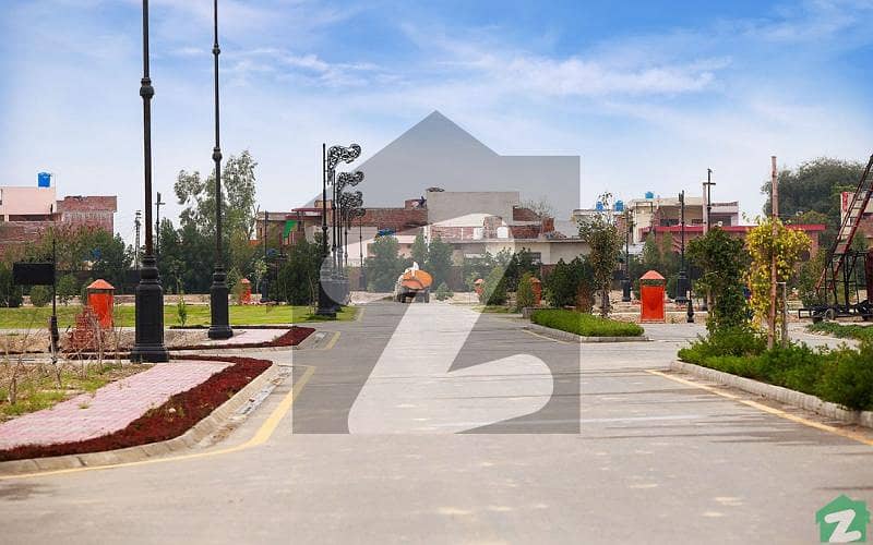 7 Marla Facing Park Plot For Sale In C Block Palm City Lahore