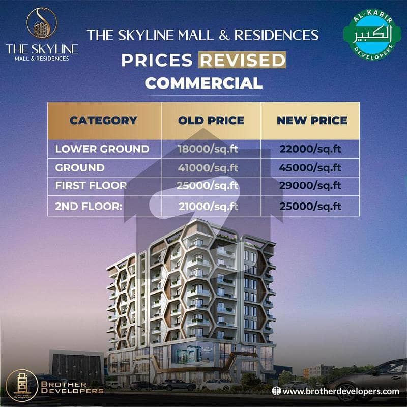 THE SKYLINE MALL & RESIDENCES APPARTMENTS ON PAYMENT PLAN