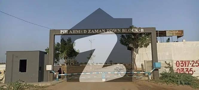 Pir Ahmed Zaman Town Block 2 400 Sq Yards West Open