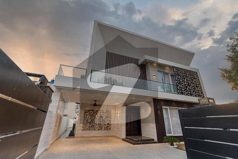 10-Marla Brand New Top Line Marvelous Design Modern Villa For Sale In Dha