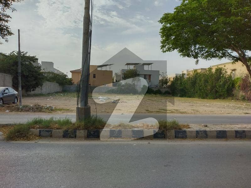 1000 Yards Residential Plot For Sale At Most Prestigious And Captivating Location Of Main South Circular Avenue At Dha Defence Phase 2,Karachi.