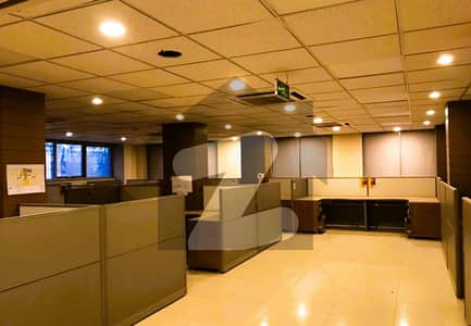 FULLY FURNISHED OFFICE SPACE available in blue area 30,000 Sqr ft total 5 floor. . . . . each floor is 6000 sqr ft