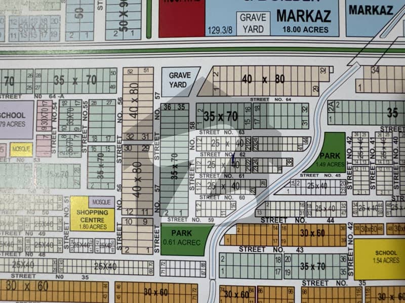 Street 62 Plot 16 G 14 1 Size 25"40 Clear Land Near To G. 14.2 And Also Near To MARKAZ Best Time For Long Investment