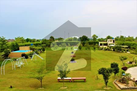 DHA 9 TOWN 5 MARLA PLOT FOR SALE FACING PARK D 1712 TOP LOCATION