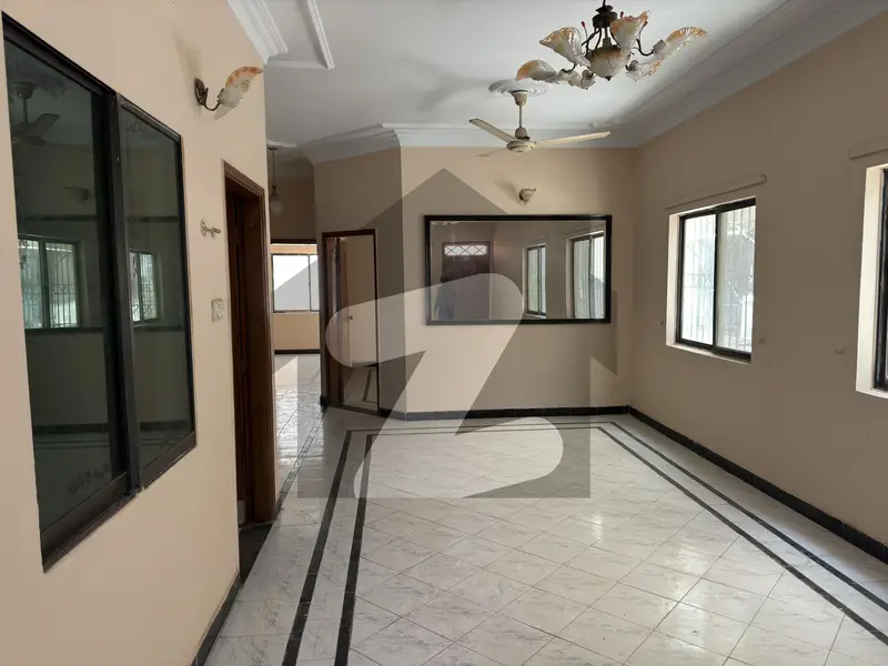 FULLY RENOVATED APARTMENT 3 BED DRAWING DINING LOUNGE KITCHEN 24 HOURS LINE WATER WITH BIG TERRACE 2 CARS PARKING BEST SECURED AREA AND MUCH MORE.