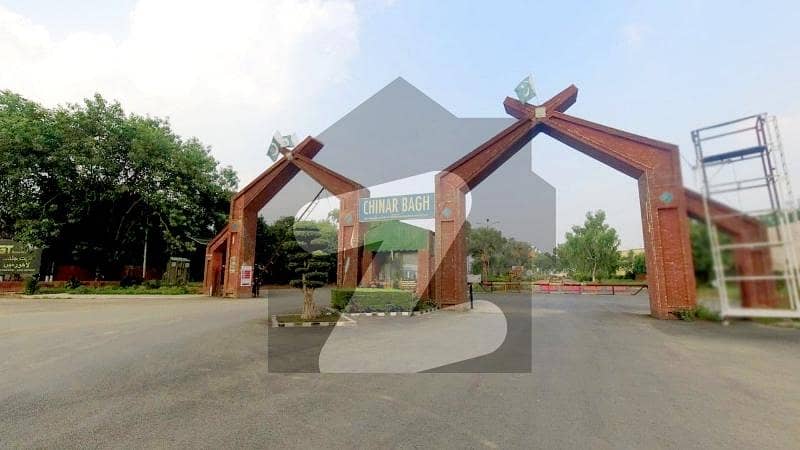 1 Kanal Park Facing LDA approve Plot For Sale Mehran Block Chinar Bagh