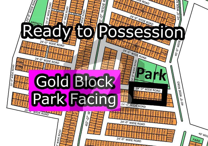 L - (Park Facing + Gold Block) North Town Residency Phase - 01 (Surjani)