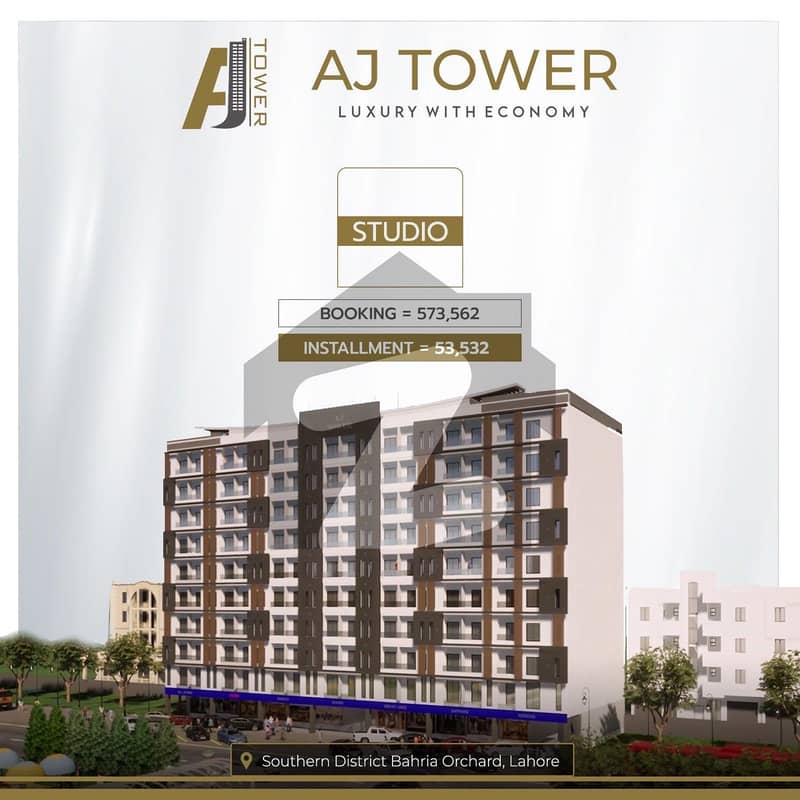 Ground Floor Shop For Sale in AJ Tower Southern Block Bahria Orchard Lahore