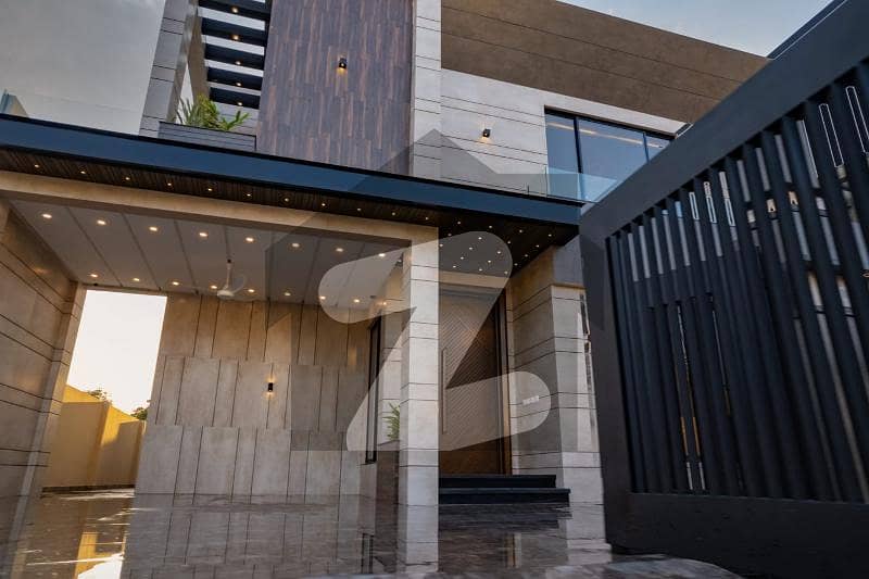 1 Kanal Brand New Super Luxury Ultra Modern Design Double Height Lobby House For sale