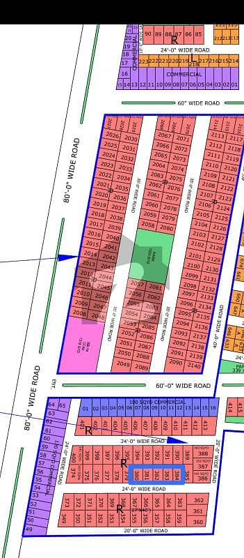 Plot 120 Sq-Yd Executive Block in North Town Residency Phase 1