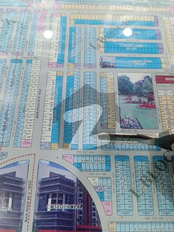 5 Marla L395 location plot for sale Al Rehman garden phase2 Al Rehman