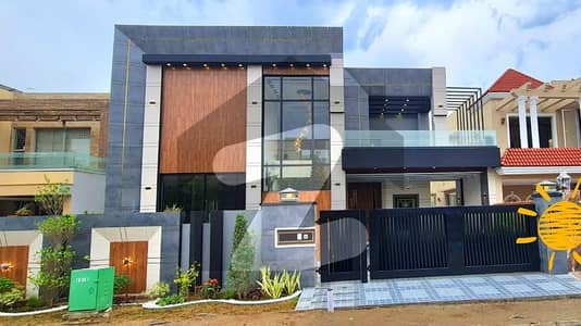 brand new ultra luxury modern semi furnished designer house for sale at sector B Bahria town Lahore