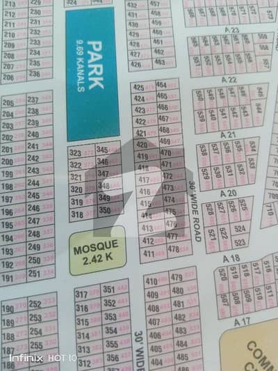 DHA Rahbar Sector-1 Block A best option corner plot available for sale near park and masjid possession plot with All dues clear
