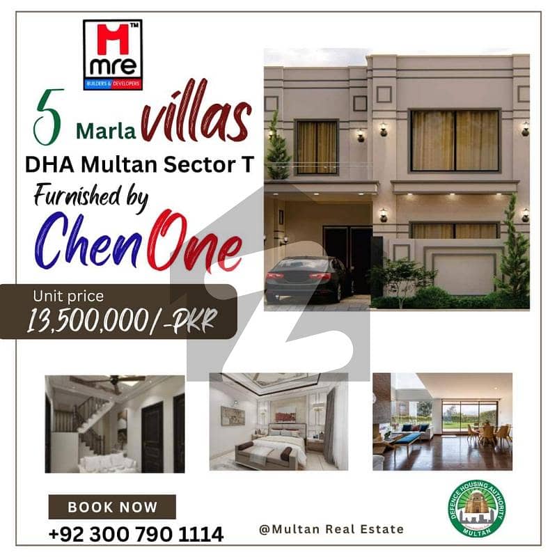 Furnished house for sale in DHA Multan Sector T