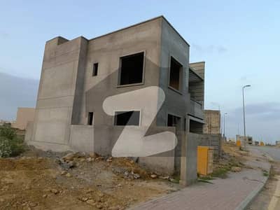 Grey Structure Hot Location Boulevard Front Of Entrance Back 125 Square Yards House Up For Sale In Bahria Town Karachi Precinct 12 ( Ali Block ) 2 Years Construction Time ( On Installment Also Available )
