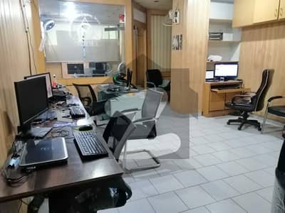 Area 550 Sq. Ft Brand New Sami Furnished Office For Rent In Main Boulevard Road Gulberg