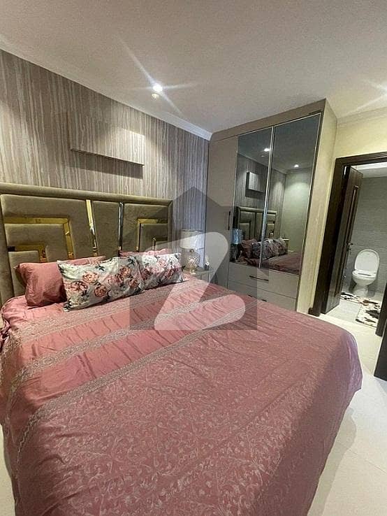 1 BED BRAND-NEW LUXURY FULLY FURNISHED APARTMENT FOR RENT IN CHAMBELI BLOCK BAHRIA TOWN LAHORE