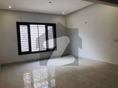 Well Maintained And Moderately Designed Flat For Rent 4 Bed Drawing Dining With Roof Top West open Lift Standby Generator And Car Parking At SMCH Karachi