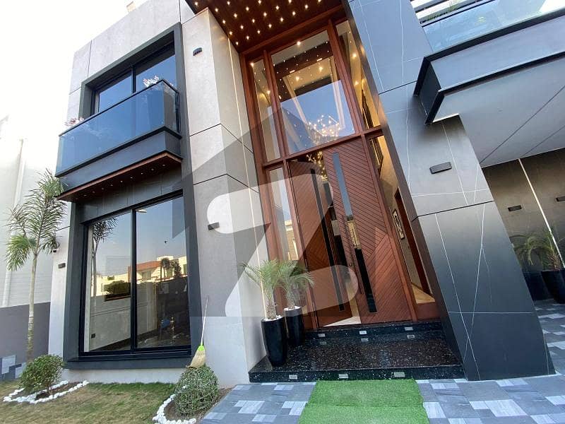 1 Kanal Brand New Super Luxury Ultra Modern Design Double Height Lobby House For sale in EME society Lahore